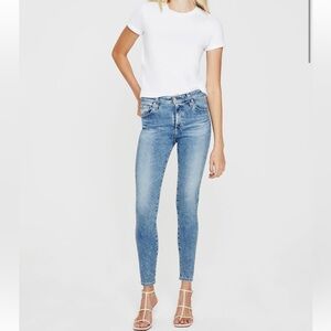 Ag Adriano Goldschmied Light Blue Skinny Jeans